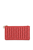 ארנק סלים מונוגרמי בגוון אדום MICHAEL KORS