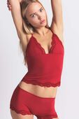 תמונת תקריב דוגמן של CAMI AND BOYSHORT SET