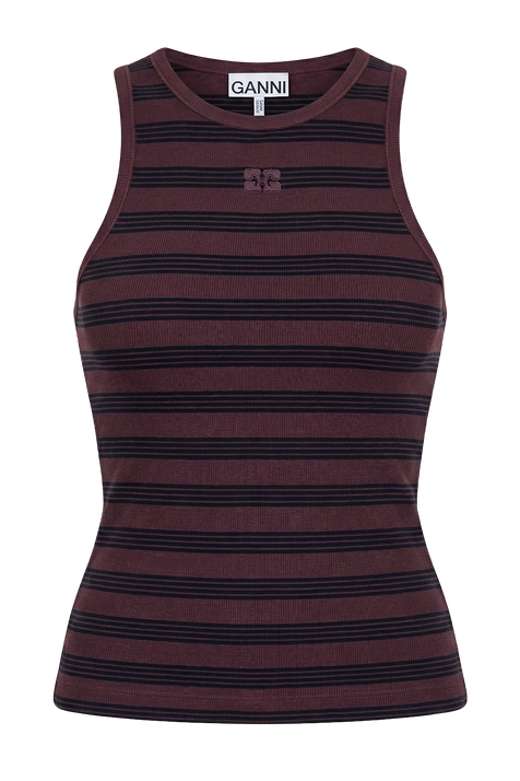 גופייה בגזרת סלים GANNI