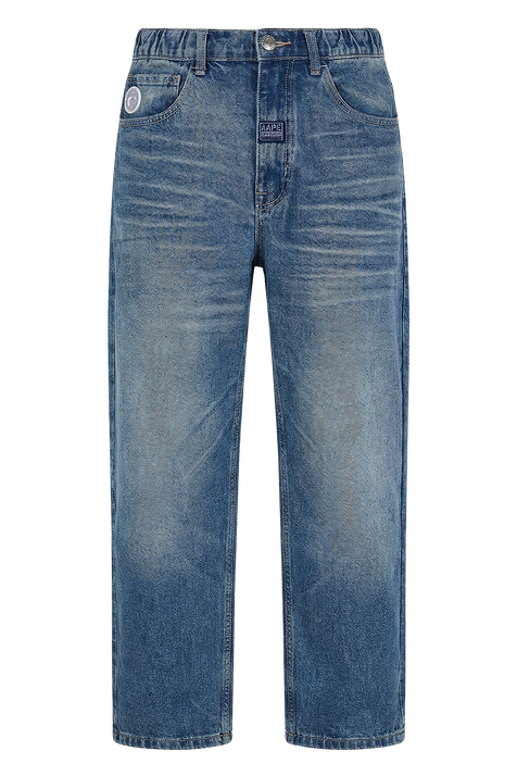 מכנסי ג'ינס בגזרה רחבה