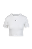 חולצת קרופ טי בצבע לבן NIKE
