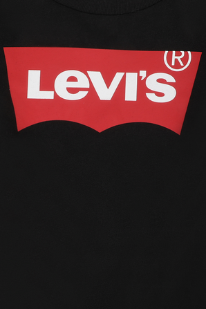גילאי 3-9 חודשים חולצת באטווינג בשחור LEVI`S KIDS