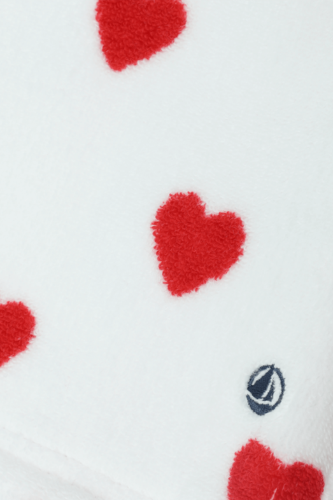 חלוק רחצה עם הדפס לבבות PETIT BATEAU