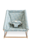 כיסא נדנדה עם כיסוי בגוון כחול NOBODINOZ