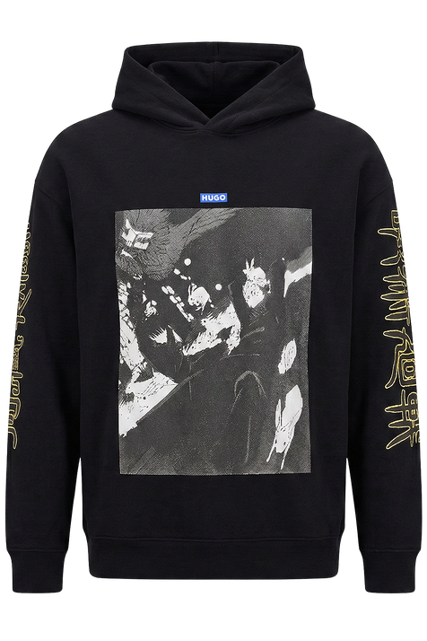 קפוצ'ון כותנה הוגו X ג'וג'וטסו קאיסן HUGO BOSS BLUE