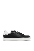 נעלי סניקרס שחורות מעור EMPORIO ARMANI