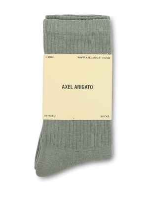 זוג גרביים עד הברך בצבע אבן AXEL ARIGATO