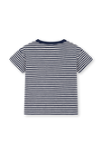 חולצת טי בהדפס פםים - גילאי 6-12 PETIT BATEAU