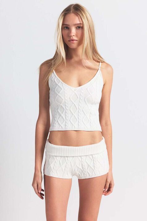 CABLEKNIT SHORT SKIMS
