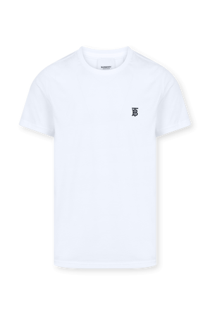 חולצת טי עם הדפס לוגו מונוגרמי BURBERRY