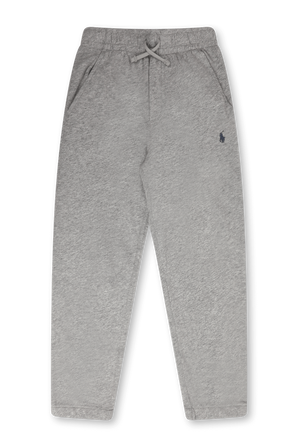 גילאי 8-16 מכנסי טרנינג עם לוגו רקום POLO RALPH LAUREN KIDS