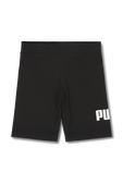 גילאי 6-14 מכנסי טיץ קצרים לוגו בשחור PUMA KIDS