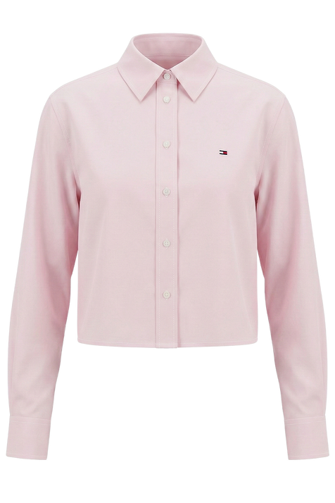 חולצה מכופתרת קרופ TOMMY HILFIGER