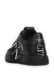 Strap Logo Low Top Sneakers in Black VALENTINO GARAVANI