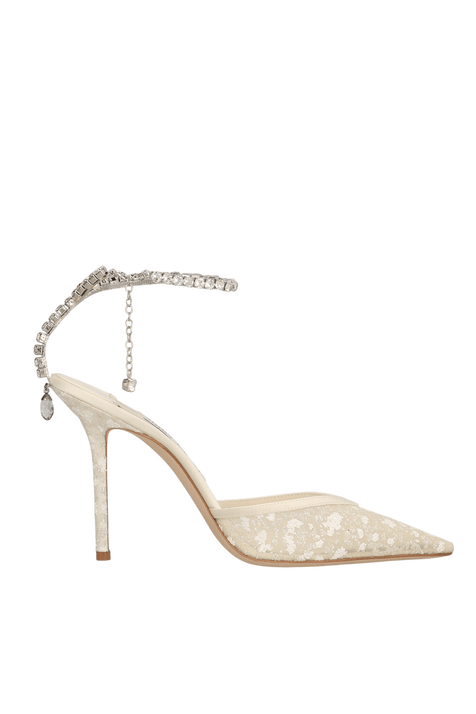 נעלי עקב קלאודי גליטר טול JIMMY CHOO