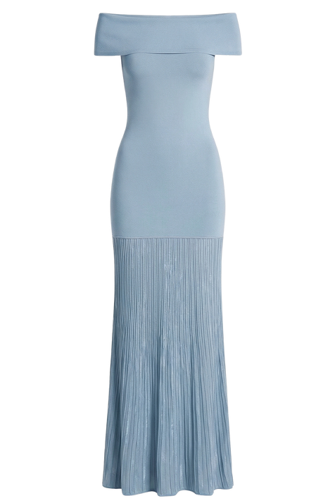 שמלת מקסי אוף שולדר MICHAEL KORS