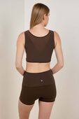 תמונת דוגמן אחורית של Bend This Mesh Bandeau and V-Neck Bra *Light Support, A&ndash;C Cups