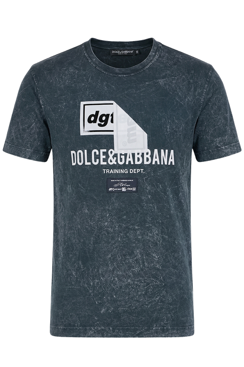 חולצת טי בגזרת סלים DOLCE & GABBANA