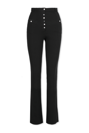 High Waist Buttons Pants in Black PACO RABANNE