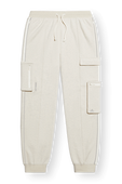 תמונה קידמית של Adidas X Ivy Park Cargo Pants in Cream