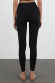 תמונת דוגמן אחורית של High-Waist Airbrush Legging In Black