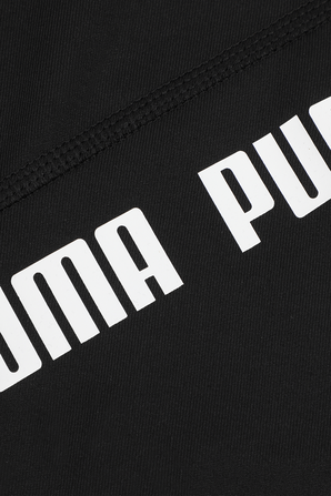 גילאי 4-16 מכנסי טיית 7/8 שחורים עם לוגו PUMA KIDS