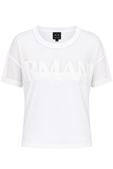 חולצת טי כותנה וטול ARMANI EXCHANGE