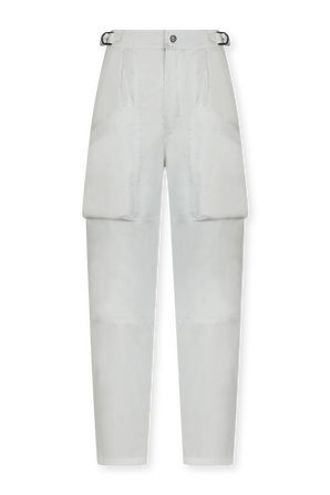 מכנסיים לבנים עם כיסים חזיתיים ISABEL MARANT