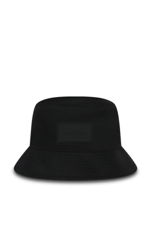 כובע באקט שחור עם לוגו פאץ' CALVIN KLEIN