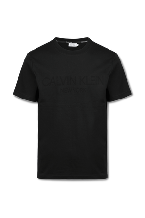 Embossed Logo T-Shirt in Black CALVIN KLEIN