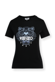 תמונה קידמית של Classic Tiger Tee in Black