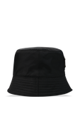 תמונה אחורית של Golden Tag Logo Bucket Hat in Black