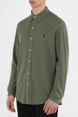 תמונת דוגמן קידמית של Classic Fit Shirt in Green