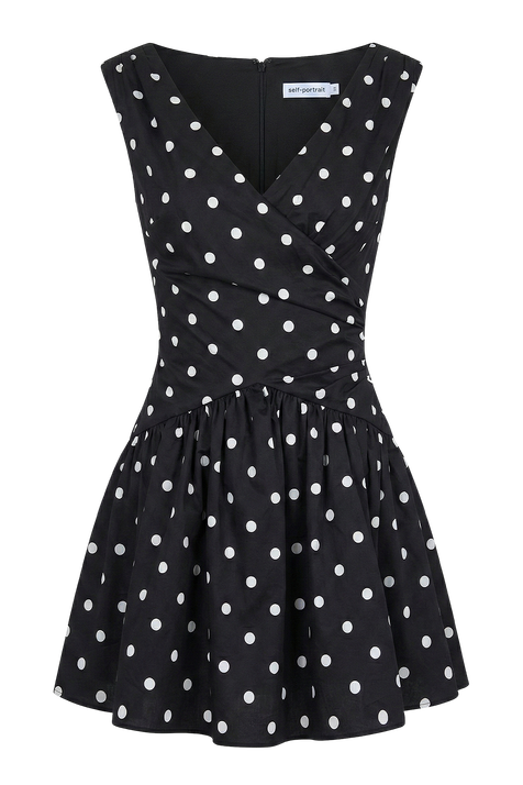 שמלת מיני נקודות SELF-PORTRAIT