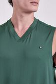 תמונת תקריב דוגמן של Mesh-Panelled Tennis Sleeveless Shirt