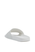 Mayemi Logo Slide Sandals in White DIESEL