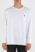תמונת דוגמן קידמית של Long Sleeve T-Shirt in White
