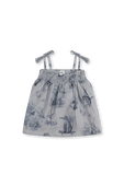 שמלה קצרה עם תחתונים - גילאי NB- 24 חודשים OEUF NYC