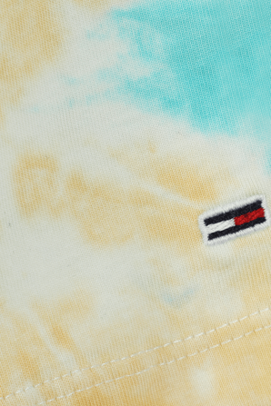 חולצת קרופ טאי דאי צבעוני עם לוגו TOMMY HILFIGER