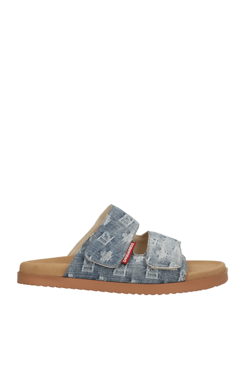 כפכפי סלייד דנים DSQUARED2