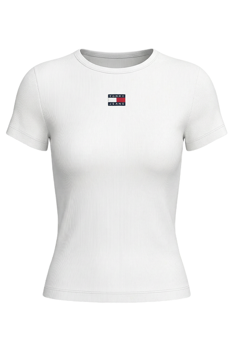 חולצת טי ריב סלים פיט TOMMY HILFIGER