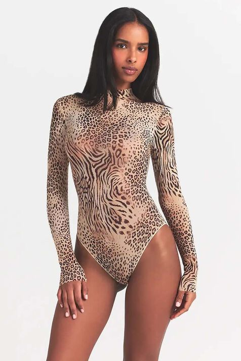 MOCK NECK L/S BODYSUIT SKIMS