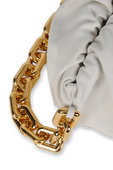 The Chain Pouch in White BOTTEGA VENETA