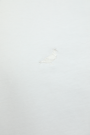Tonal Pigeon Tee in White STAPLE