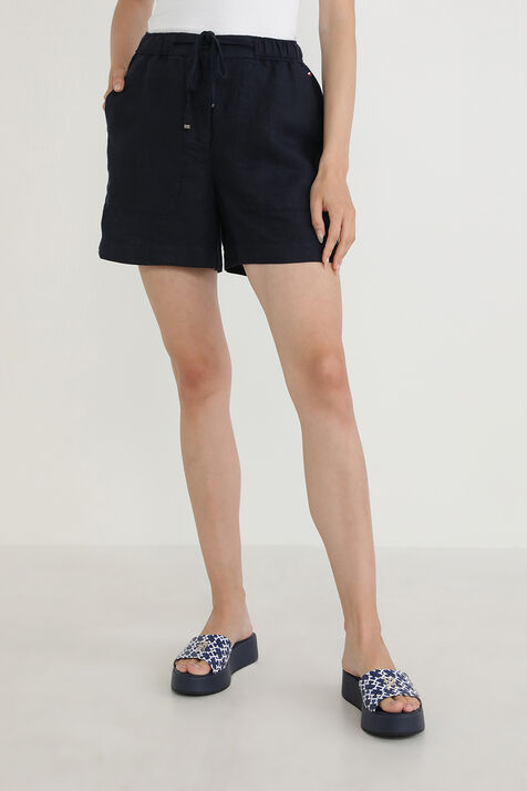 מכנסיים קצרים מפשתן TOMMY HILFIGER