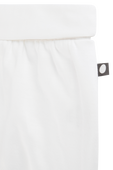 מכנסי הרמון לבנים עם אמרות מקופלות- יוניסקס 3-6 חודשים OEUF NYC