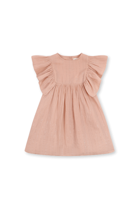שמלת קצרה עם שרוולי מלמלה קצרים - גילאי 3-4 LOUIS LOUISE