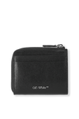Diag Wallet in Black and White OFF WHITE