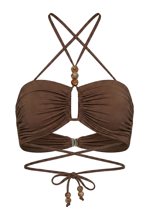 חזיית בגד ים סטרפלס