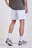 תמונת דוגמן אחורית של Mesh-Panelled Tennis Short 7''
